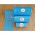 Good quality PE blue refuse bag plastic garbage bag on roll, 50x65cm